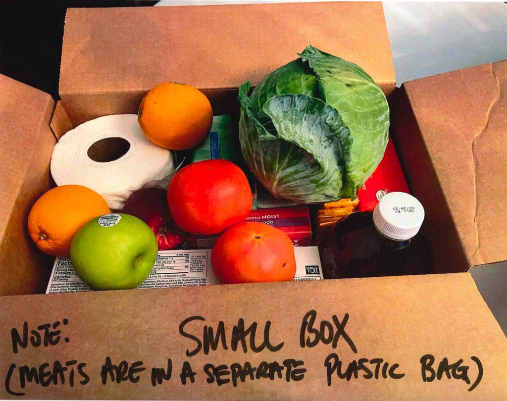 a box of produce